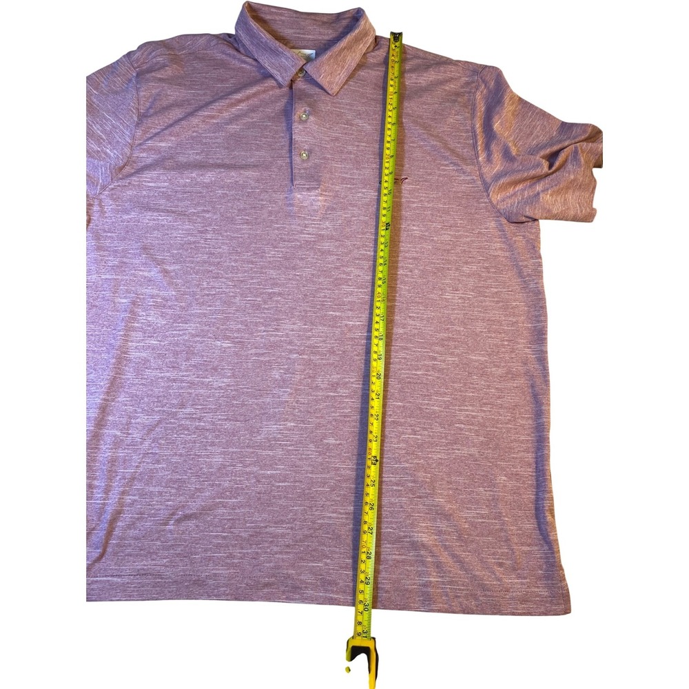Greg Norman PlayDry Heathered Pink Polo Golf Resort Athleisure XL - Picture 11 of 11